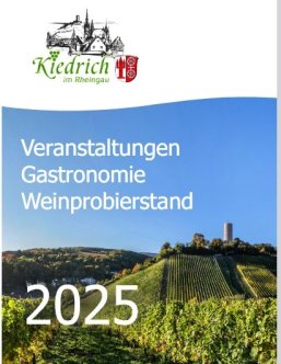 Flyer des Verkehrs- und Gewerbeverein Kiedrich e.V.