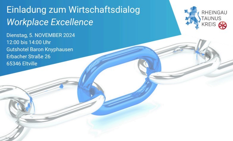 Einladung-Plakat Wirtschaftsdialog