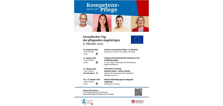 Plakat zum Europäischem Tag der Pflege