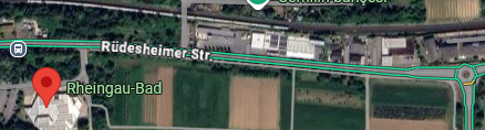 Darstellung einer Straßenkarte mit Satelit.