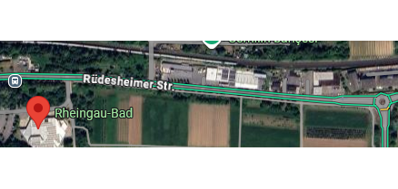 Darstellung einer Straßenkarte mit Satelit.