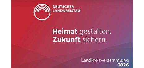 Rot-pink-blauer Untergrund mit weißer Schrift.